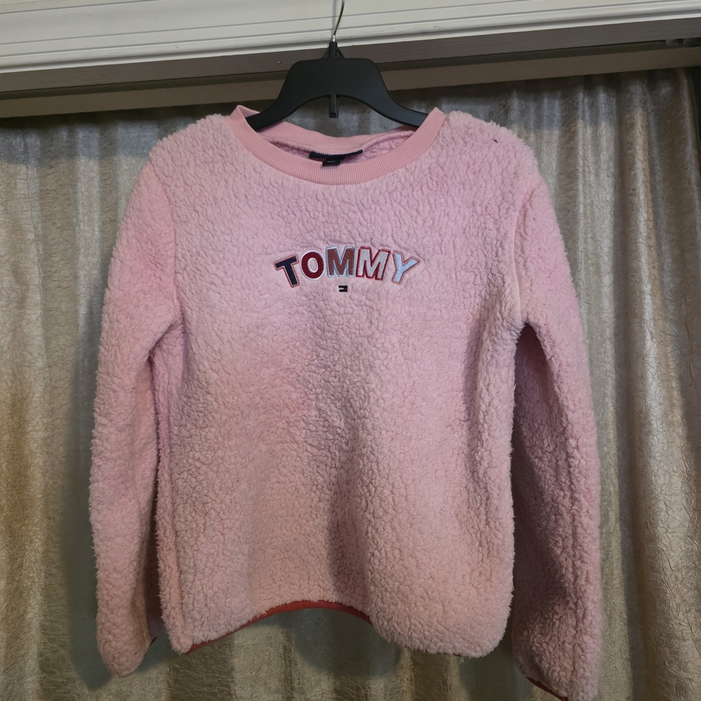 Tommy Hilfiger Pink Fleece Sweater